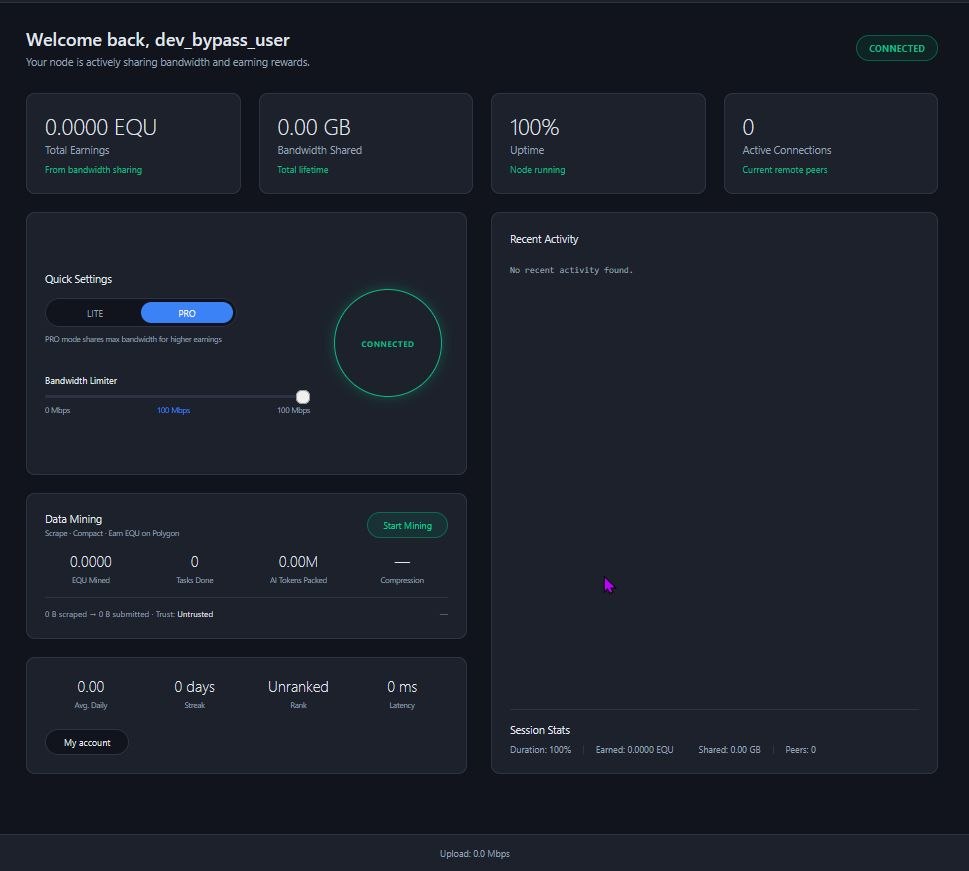 Equpool Infrastructure